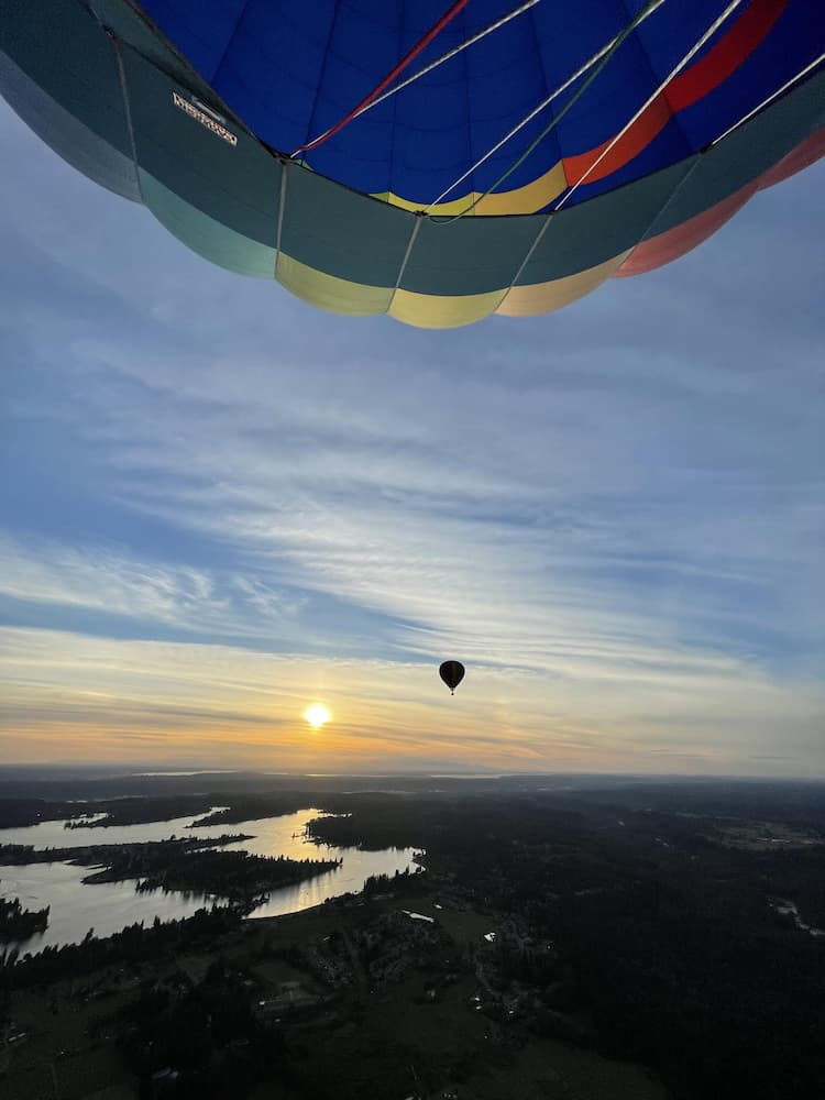 Best weather for hot air balloons
