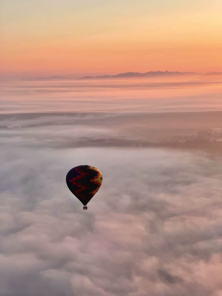 Weather good for hot air ballooning