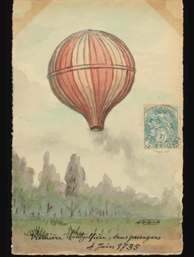 History of Ballooning First Montgolfier