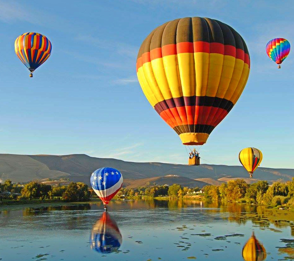 Seattle Hot Air Balloon Rides Fly fishing