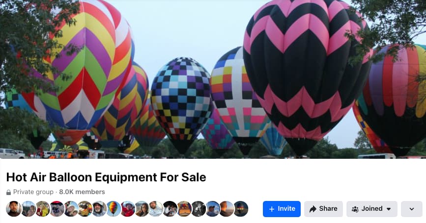 Used Hot air balloon for sale